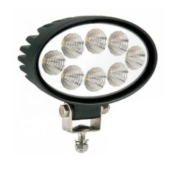 Faros de trabajo LED ovalados de 6 pulgadas y 24 W