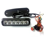 Luz estroboscópica multicolor de 6 LED