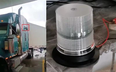 Amber Flash LED Beacon Lights For Truck