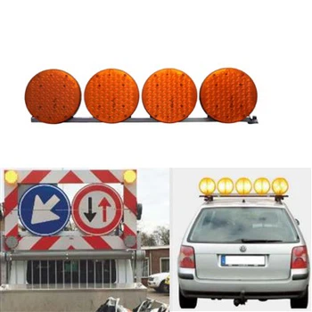 Luces indicadoras de advertencia de seguridad vial de ingeniería de camiones pesados redondos